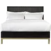 Kentfield Platform Bed In Black Drifted Oak, Full
