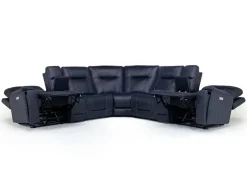 Kingston 7 Piece Sectional W/ Usb In Canyon Ocean