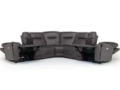Kingston 7 Piece Sectional W/ Usb In Canyon Ocean