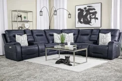 Kingston 7 Piece Sectional W/ Usb In Canyon Ocean