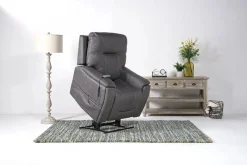 Kingston 2 Power Lift Chair In Canyon Steel