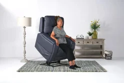 Kingston 2 Power Lift Chair In Canyon Steel