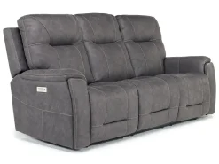 Kingston 3 Power Sofa & Console Loveseat In Ocean Blue