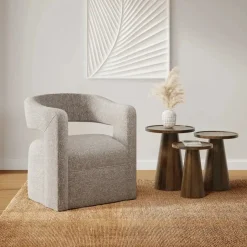 Knox Accent Nesting Tables In Chestnut, Set Of 3