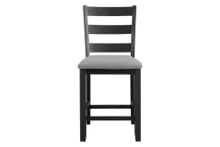 Kona Square Counter Height Dining Table & 4 Stools In Gray