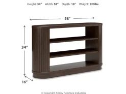 Korestone Bookcase In Warm Brown