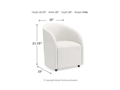 Korestone Desk Chair In White
