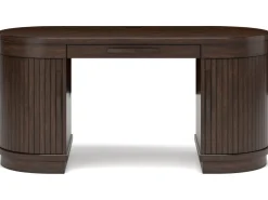 Korestone Office Desk In Warm Brown