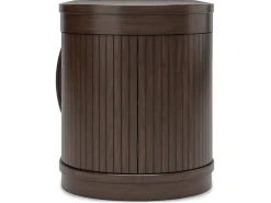 Korestone Office Desk In Warm Brown