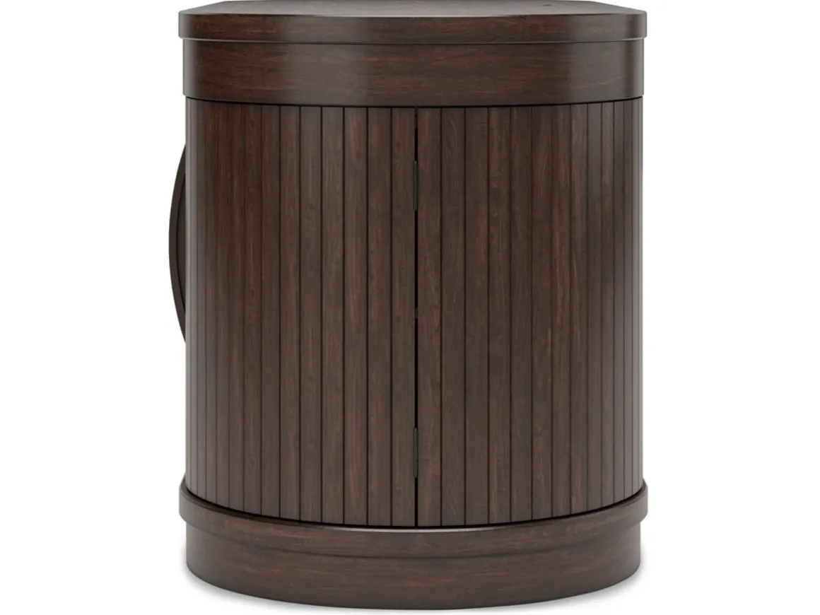 Korestone Office Desk In Warm Brown