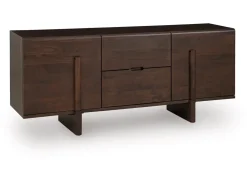 Kydler Media Console In Medium Brown