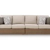 Laguna Heights Outdoor 2 Piece Sectional In Beige