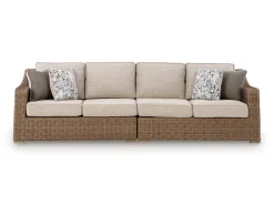 Laguna Heights Outdoor 2 Piece Sectional In Beige