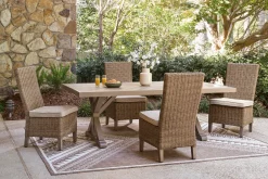 Laguna Heights Outdoor Dining Table In Beige
