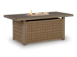 Laguna Heights Outdoor Firepit In Beige