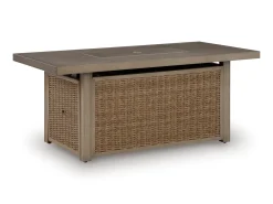 Laguna Heights Outdoor Firepit In Beige