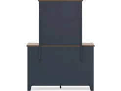 Landocken Mirror In Brown/Blue