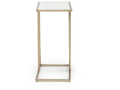 Lanport Accent Table In Champagne White