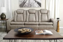 Lantana 2 Power Sofa In Rocky Gray/Brown