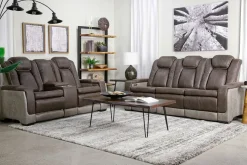 Lantana 2 Power Sofa In Rocky Gray/Brown