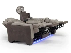 Lantana 2 Power Sofa In Rocky Gray/Brown