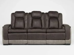 Lantana 2 Power Sofa In Rocky Gray/Brown