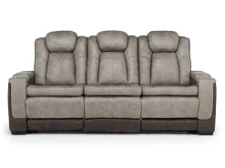 Lantana 2 Power Sofa In Rocky Gray/Brown