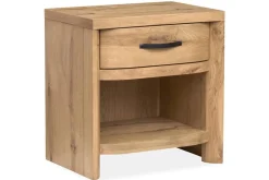 Laramie 2 Drawer Nightstand In Honey Wheat