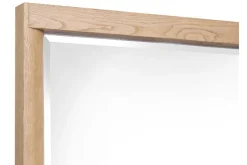 Laramie Panel Bed, Dresser, Mirror & 2 Drawer Nightstand In Honey Wheat, Queen