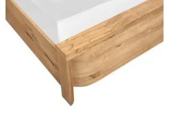 Laramie Panel Bed W/ Storage In Honey Wheat, Queen