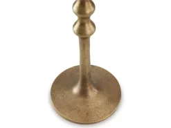 Larwick Candleholders In Antiqued Brass Finish, Set Of 2