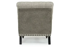 Linen Accent Chair In Stone