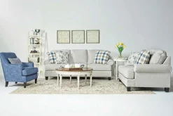 Linen Accent Chair In Stone