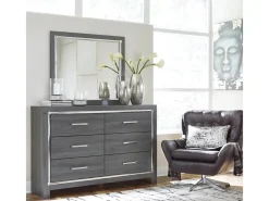 Lodanna Dresser In Gray