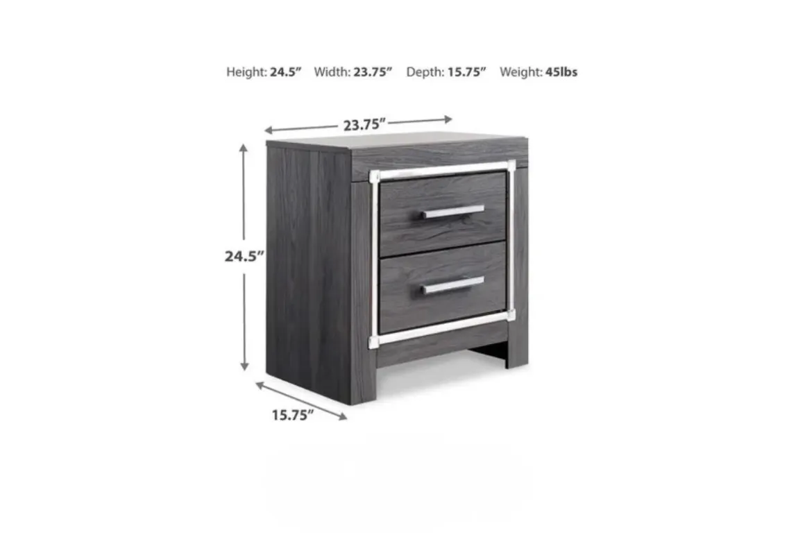 Lodanna Nightstand In Gray