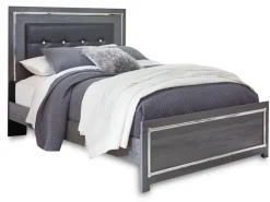 Lodanna Panel Bed In Gray, Full