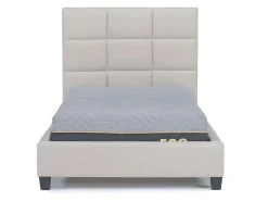 Loft 9 Upholstered Panel Bed In Sand, Twin