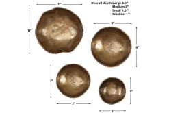 Luckycoin Wall Art In Nickel, Set Of 4