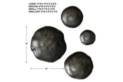 Luckycoin Wall Art In Nickel, Set Of 4