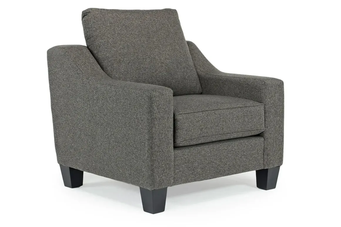 Lucy Chair In Splash Charcoal