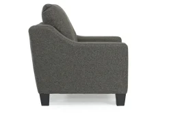 Lucy Chair In Splash Charcoal