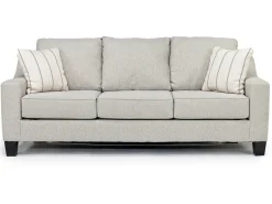 Lucy Queen Sleeper Sofa In Splash Charcoal