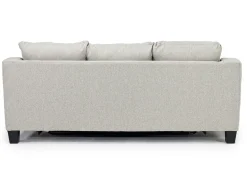 Lucy Queen Sleeper Sofa In Splash Charcoal