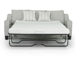 Lucy Queen Sleeper Sofa W/ Mattress In Splash Charcoal