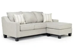 Lucy Reversible Sofa Chaise In Splash Charcoal