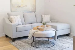 Lucy Reversible Sofa Chaise In Splash Charcoal