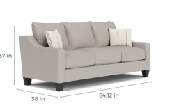 Lucy Sofa In Splash Linen