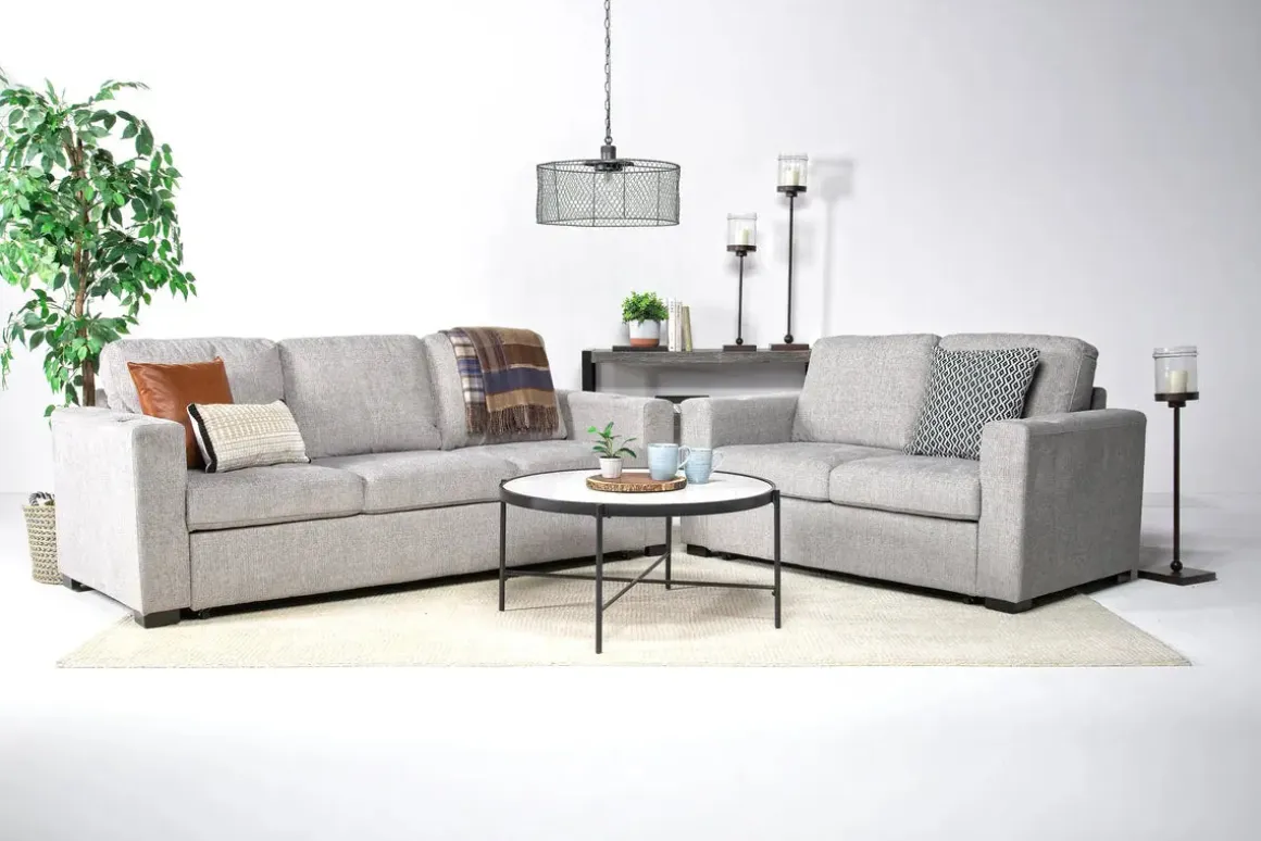 Luigi Queen Sleeper Sofa In Gray