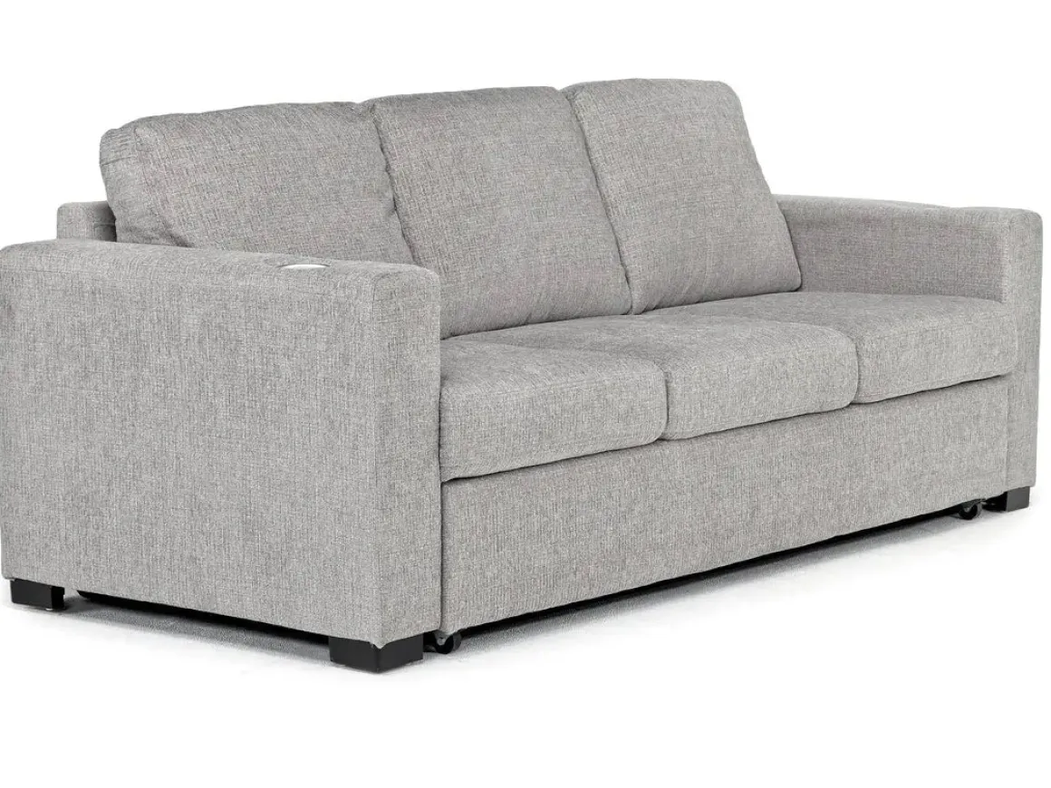 Luigi Queen Sleeper Sofa In Gray