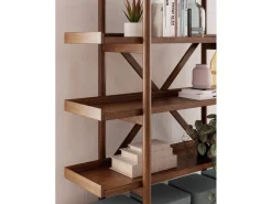 Lyncott Bookcase In Brown